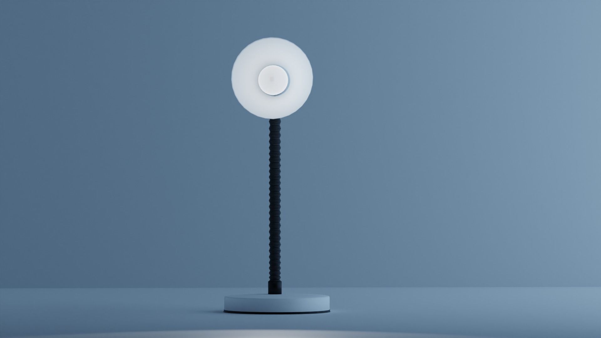 Modern lamp Low-poly 3D model_5