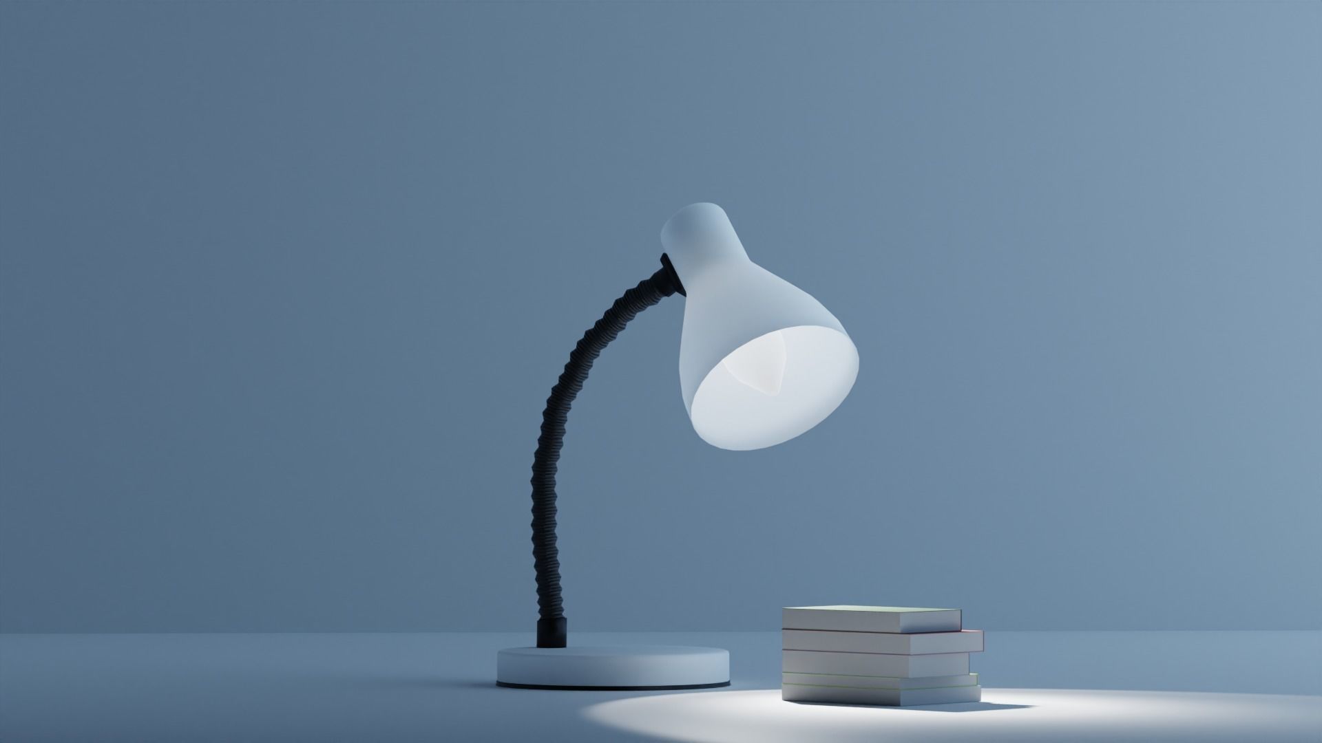Modern lamp Low-poly 3D model_3