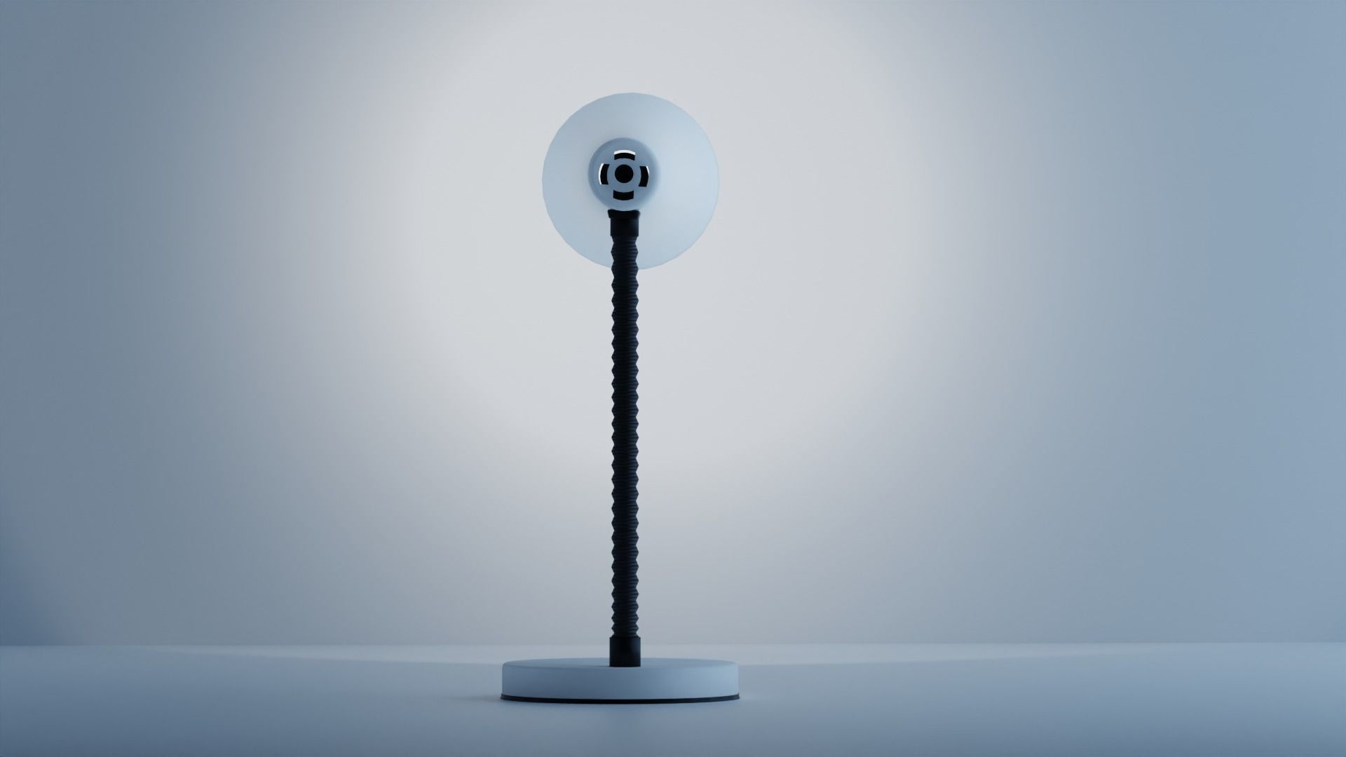 Modern lamp Low-poly 3D model_6