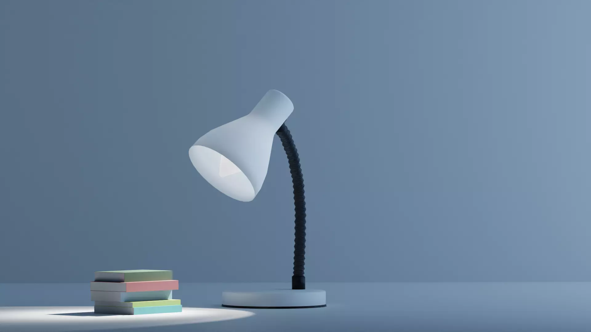 Modern lamp Low-poly 3D model_0