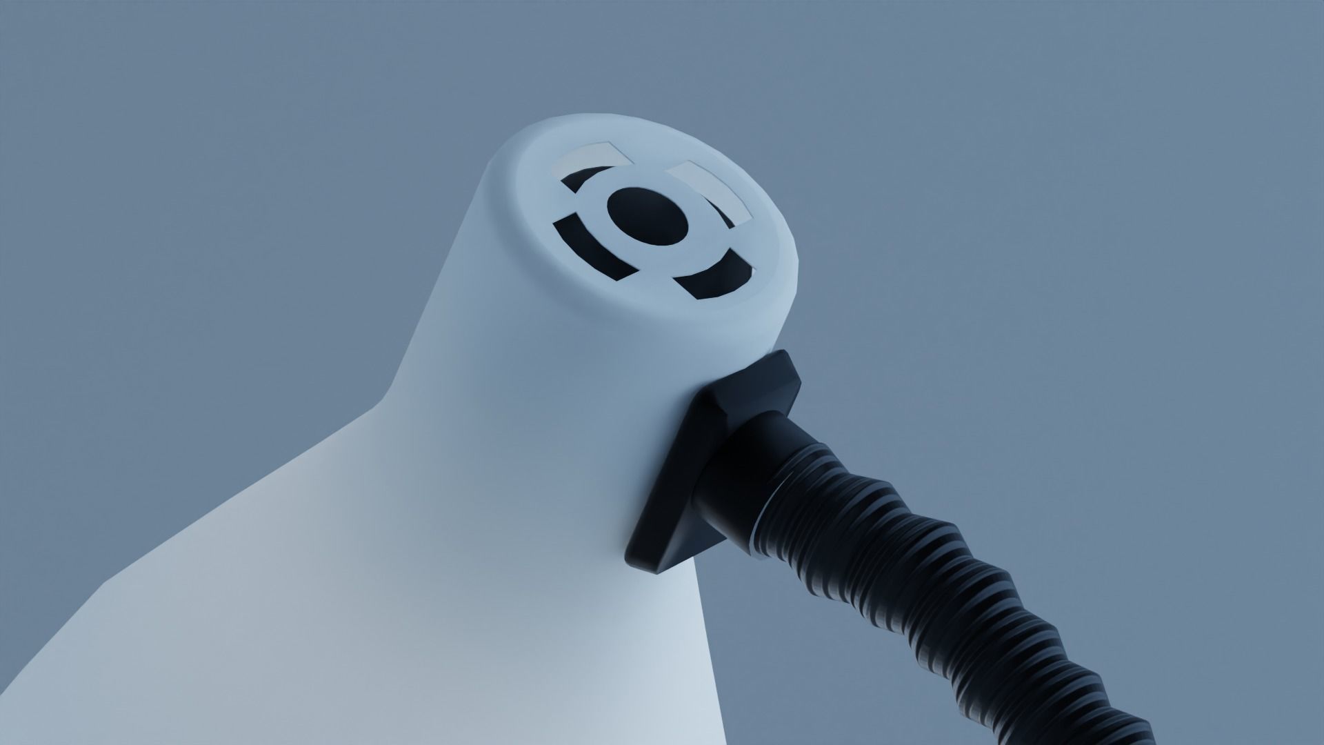 Modern lamp Low-poly 3D model_9