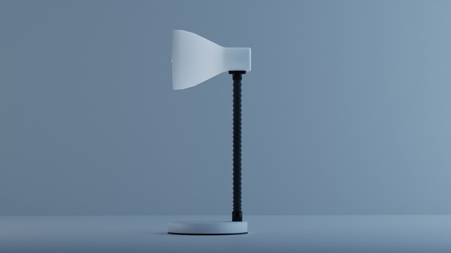 Modern lamp Low-poly 3D model_4