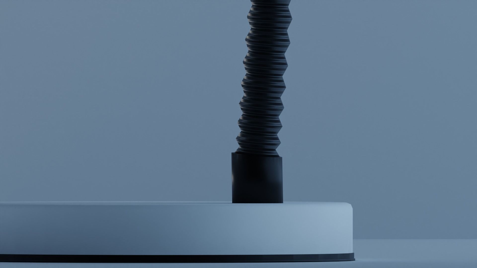 Modern lamp Low-poly 3D model_8