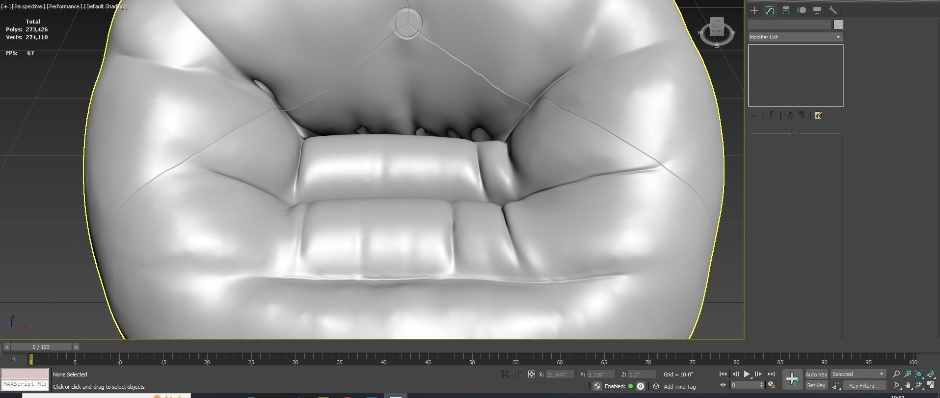 Bag Bean Chair 3D model_10