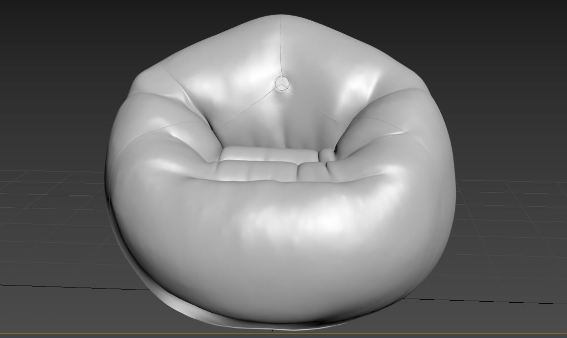 Bag Bean Chair 3D model_7