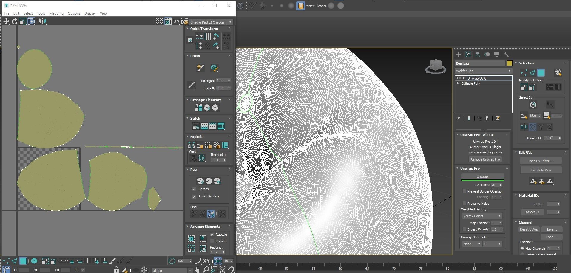 Bag Bean Chair 3D model_12