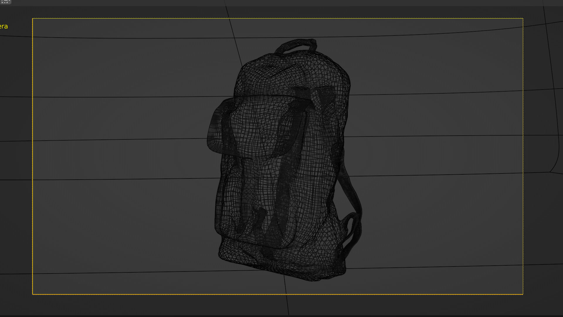Leather urban backpack bag  3D model_5