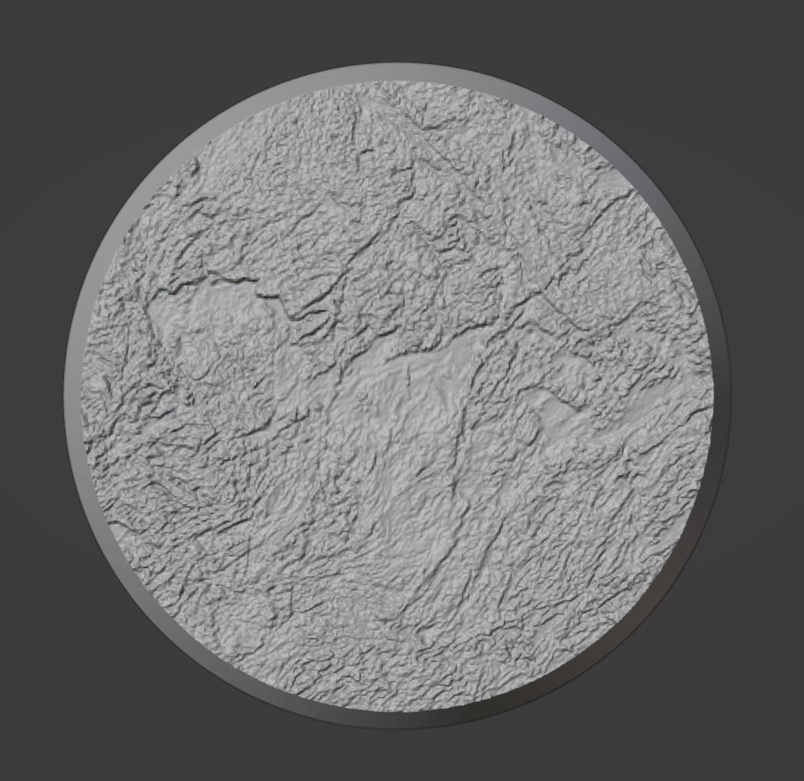 Warhammer bases high detail  3D print model_8