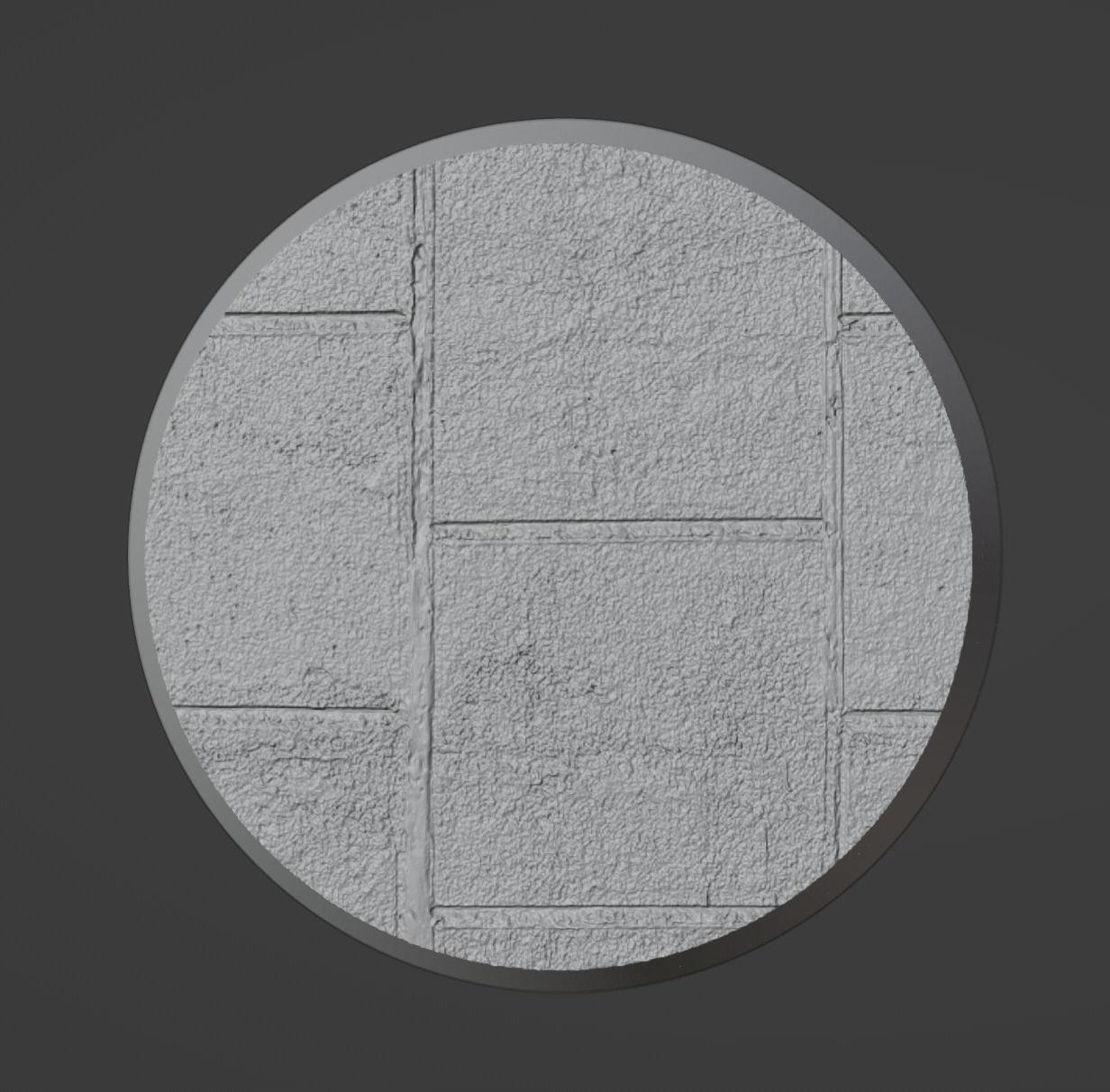 Warhammer bases high detail  3D print model_7