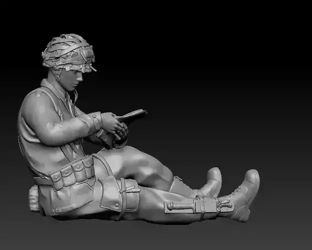 MA Models US Airborne 2 Mini Diorama and Airborne ranger 1-35 3D print model