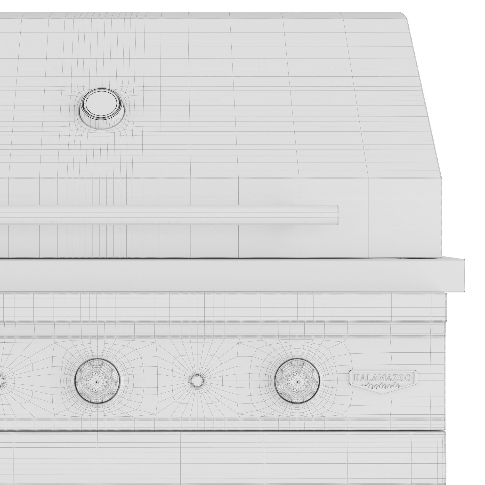 Kalamazoo GAS GRILL barbecue 3D model_5