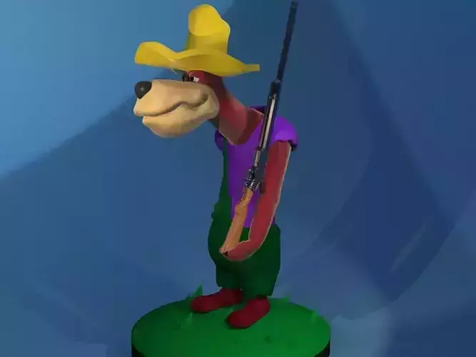 THE HILLBILLY BEARS - PAW RUGG 3D print model