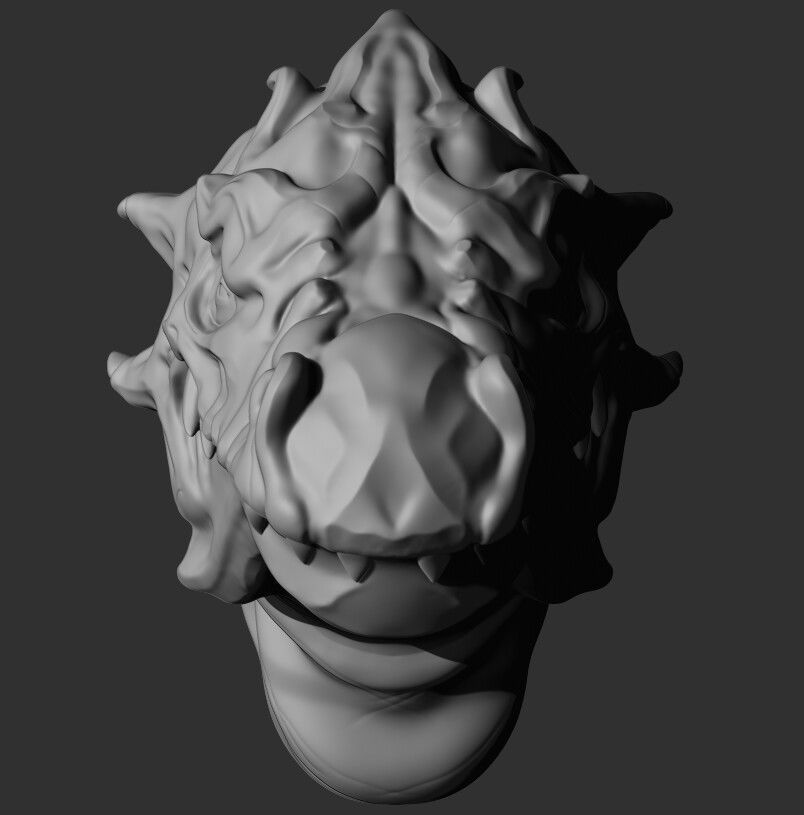 Dragon Head 3D print model_2