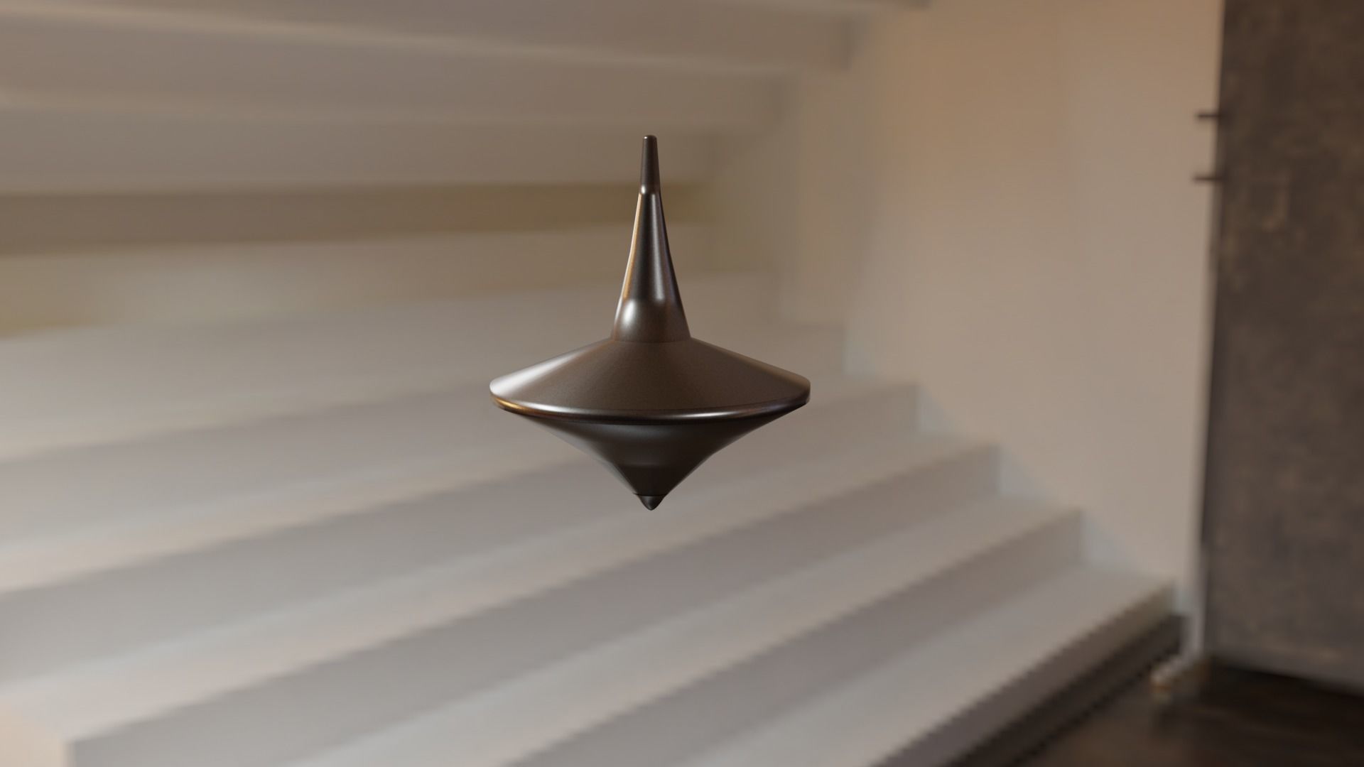 3D model Totem Inception movie spinning object VR / AR / low-poly ...
