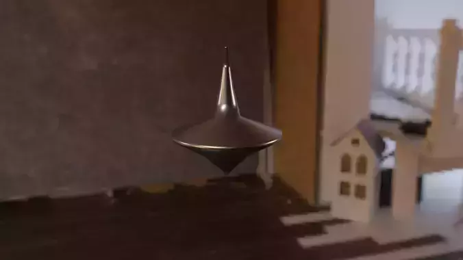 Totem Inception movie spinning object Low-poly 3D model