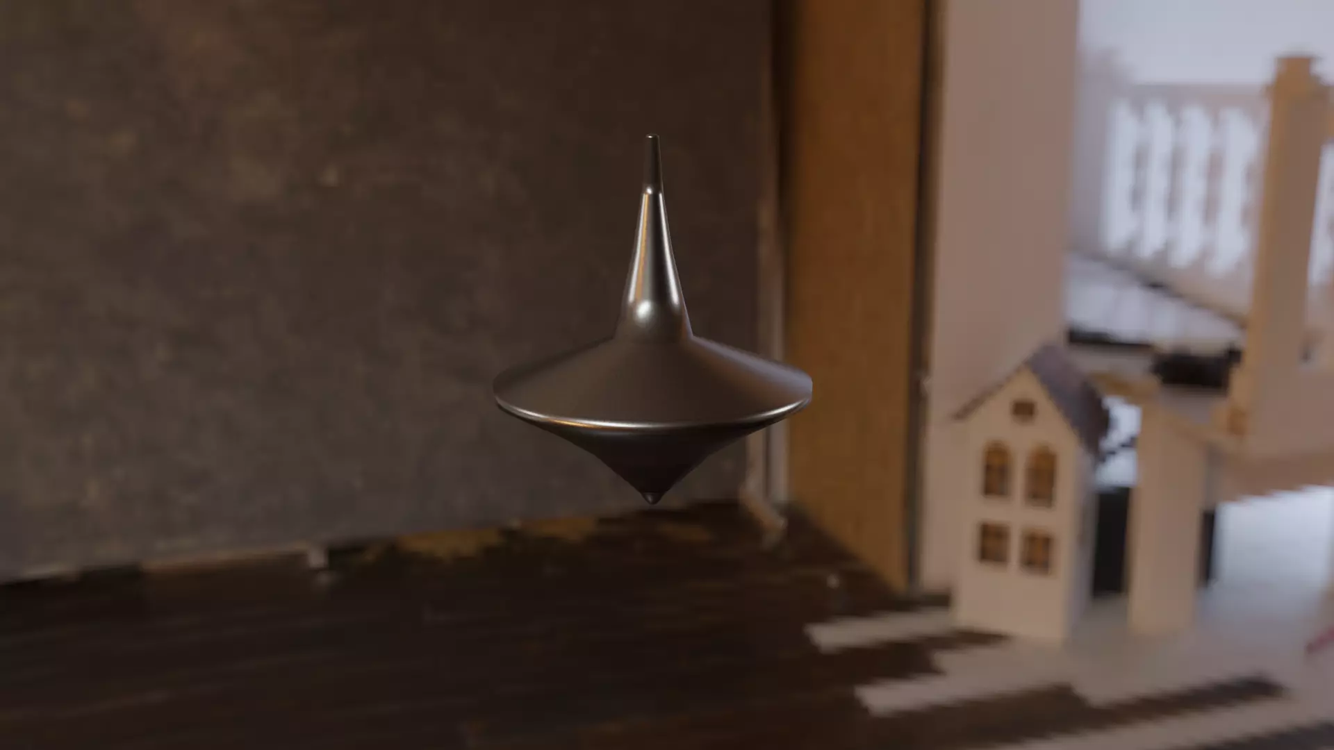 Totem Inception movie spinning object Low-poly 3D model