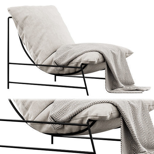Rito Armchair By Desiree 3D model 3