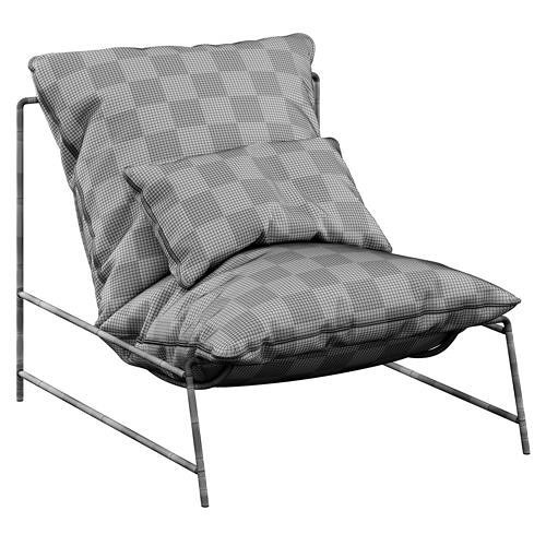 Rito Armchair By Desiree 3D model 7