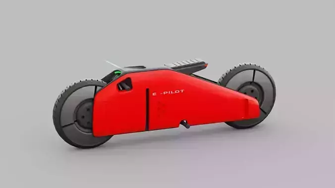 E-BIKE RIGGED 3D model