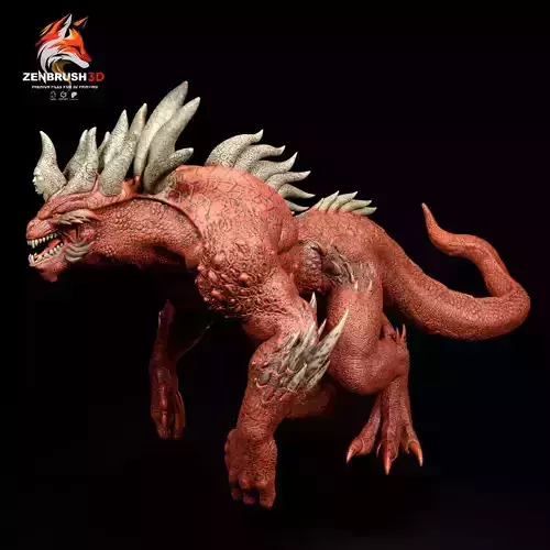 Fourth beast - Terrible beast Rome 3D print model