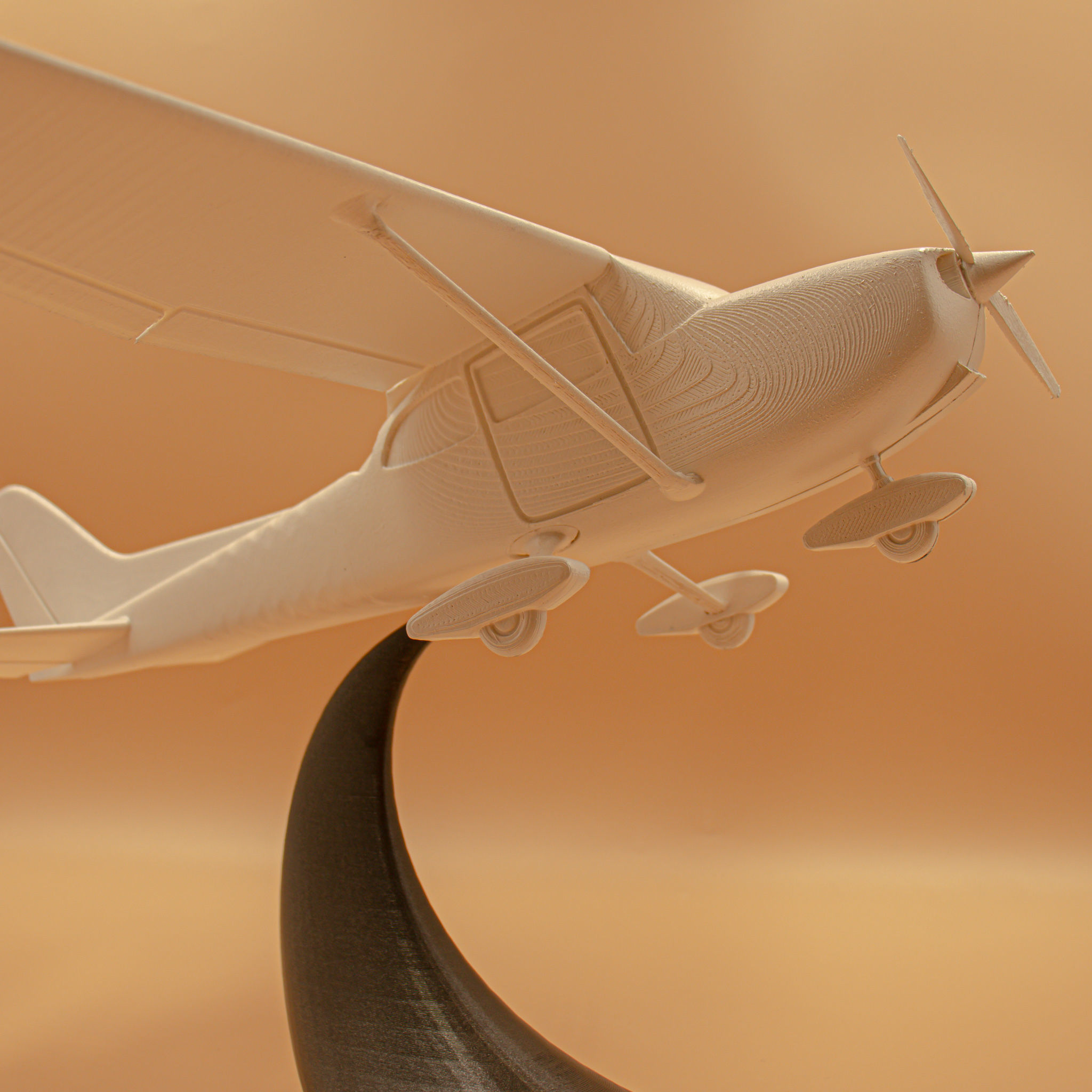 Airplane Cessna 172 Scale 1 50 3D print model_7