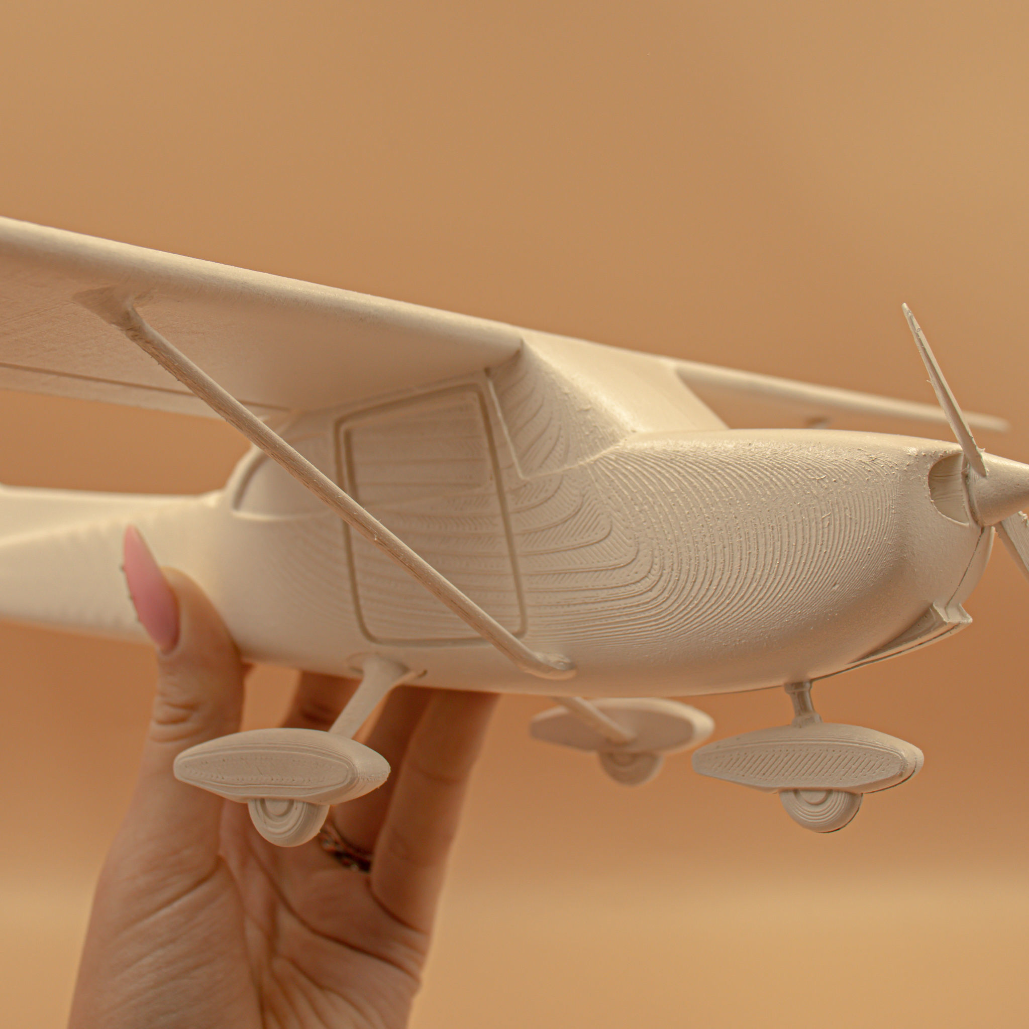 Airplane Cessna 172 Scale 1 50 3D print model_4