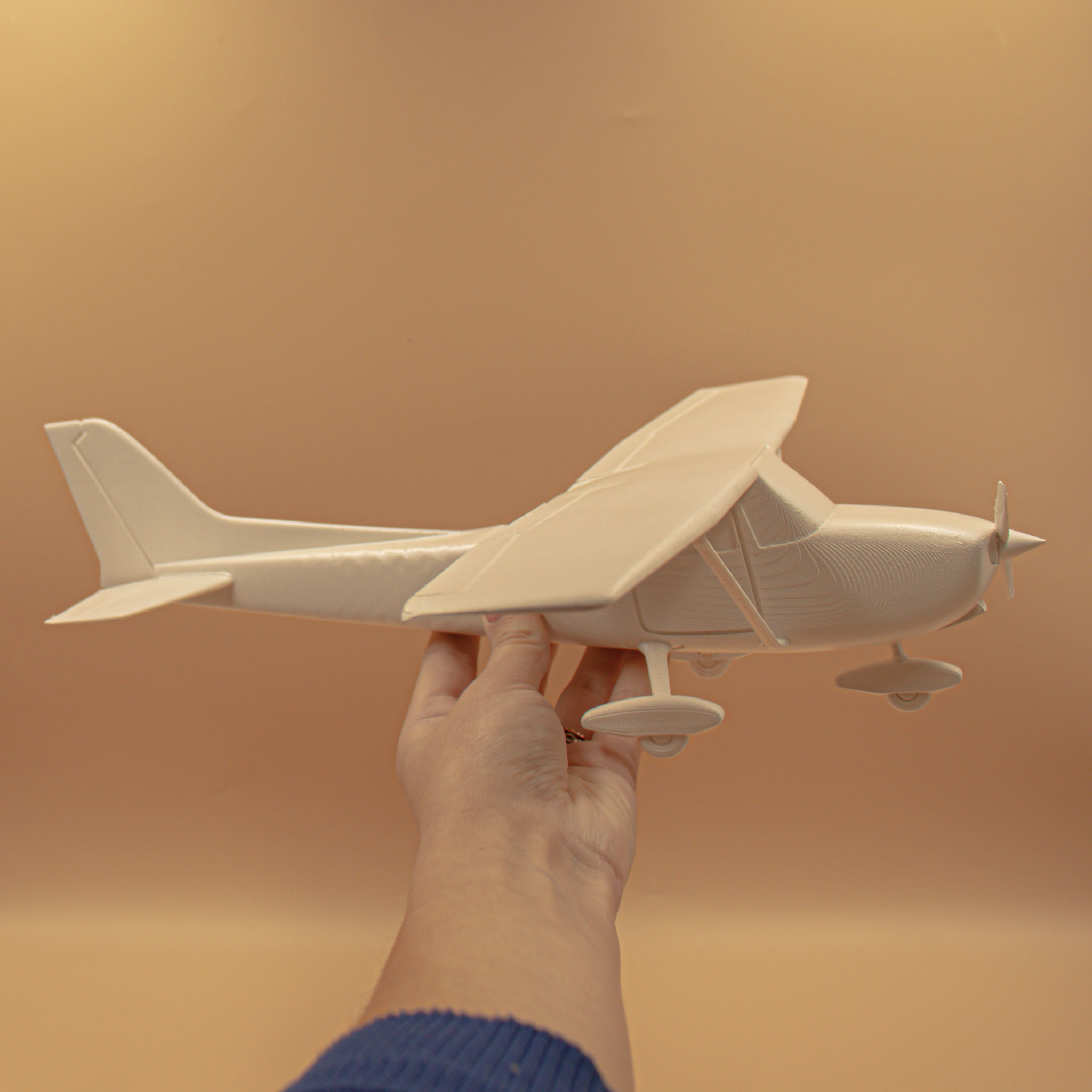Airplane Cessna 172 Scale 1 50 3D print model_17