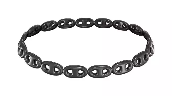 Black Choker Chains Necklace