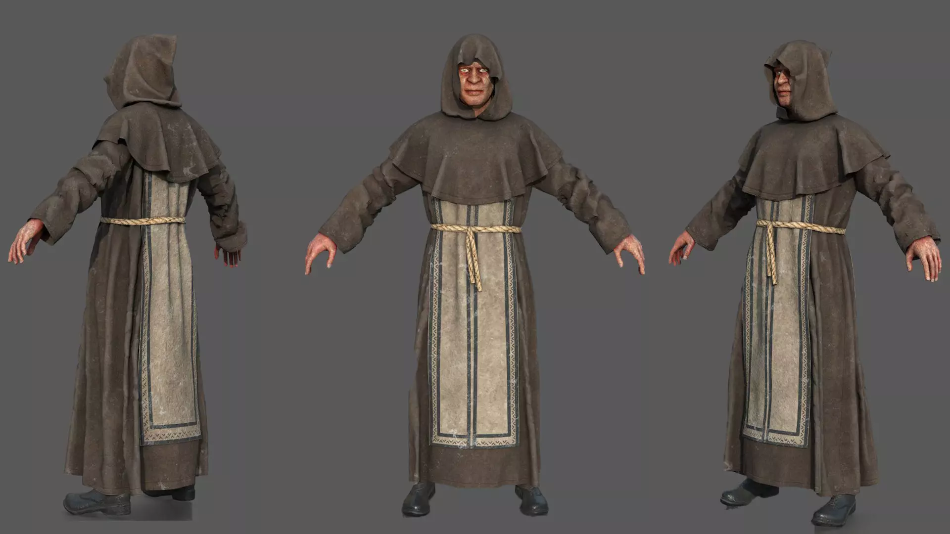 Possessed Monk 3D model
