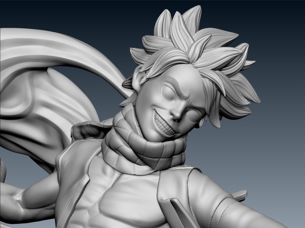 Natsu Dragneel 3D print model_8
