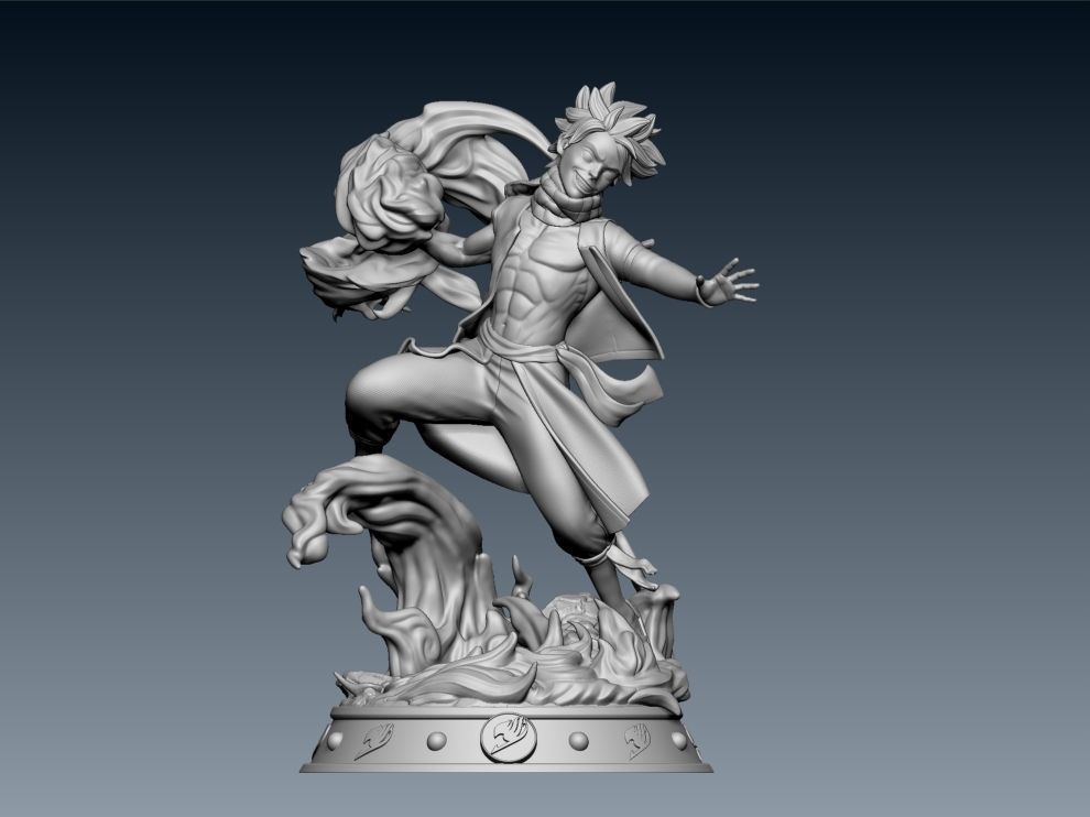 Natsu Dragneel 3D print model_4