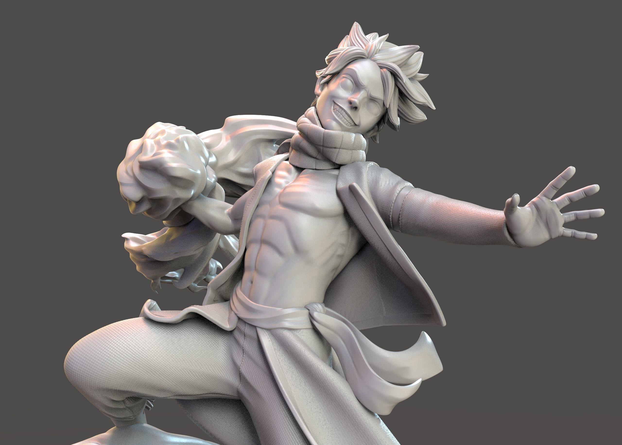 Natsu Dragneel 3D print model_1