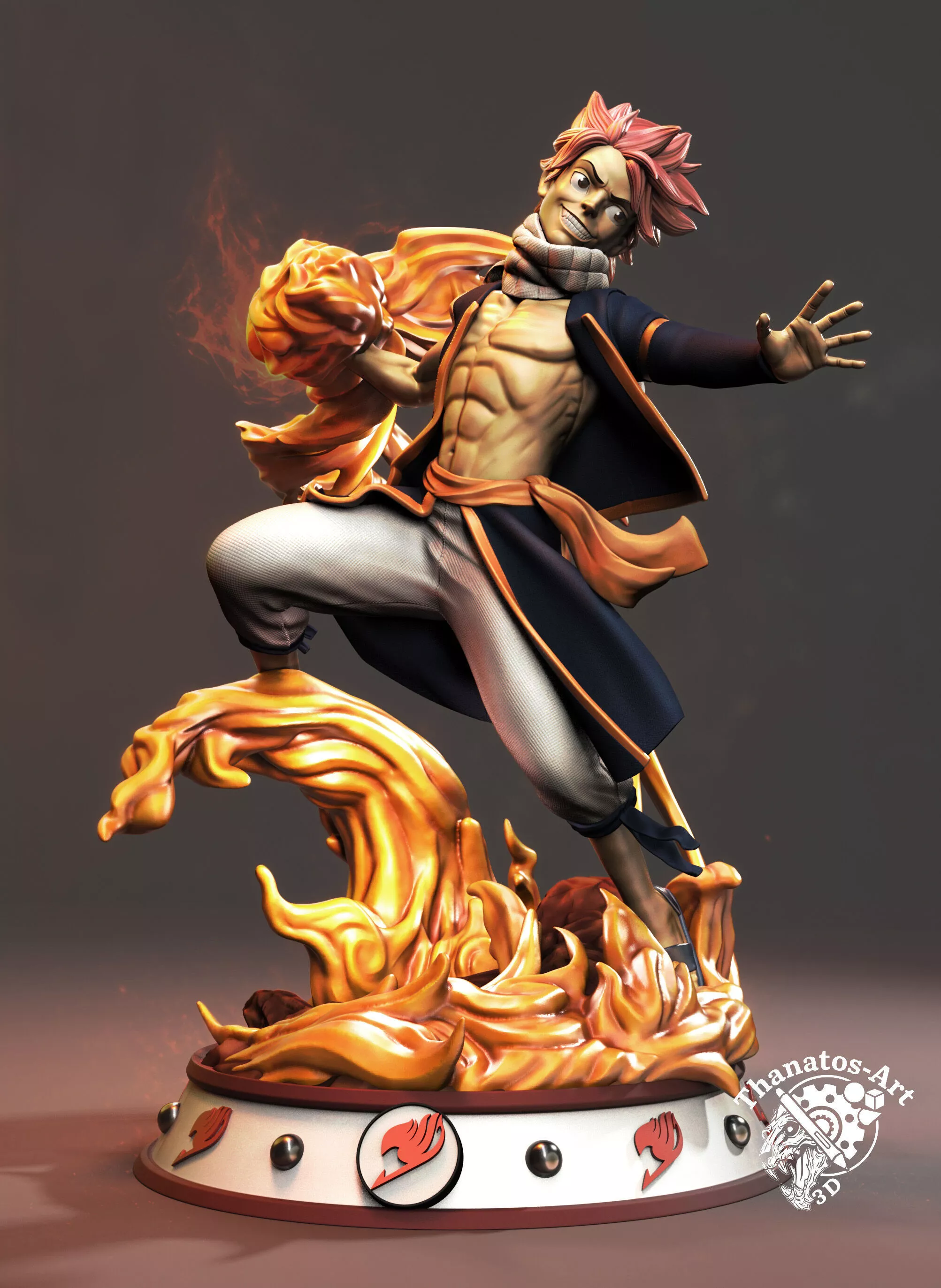 Natsu Dragneel 3D print model