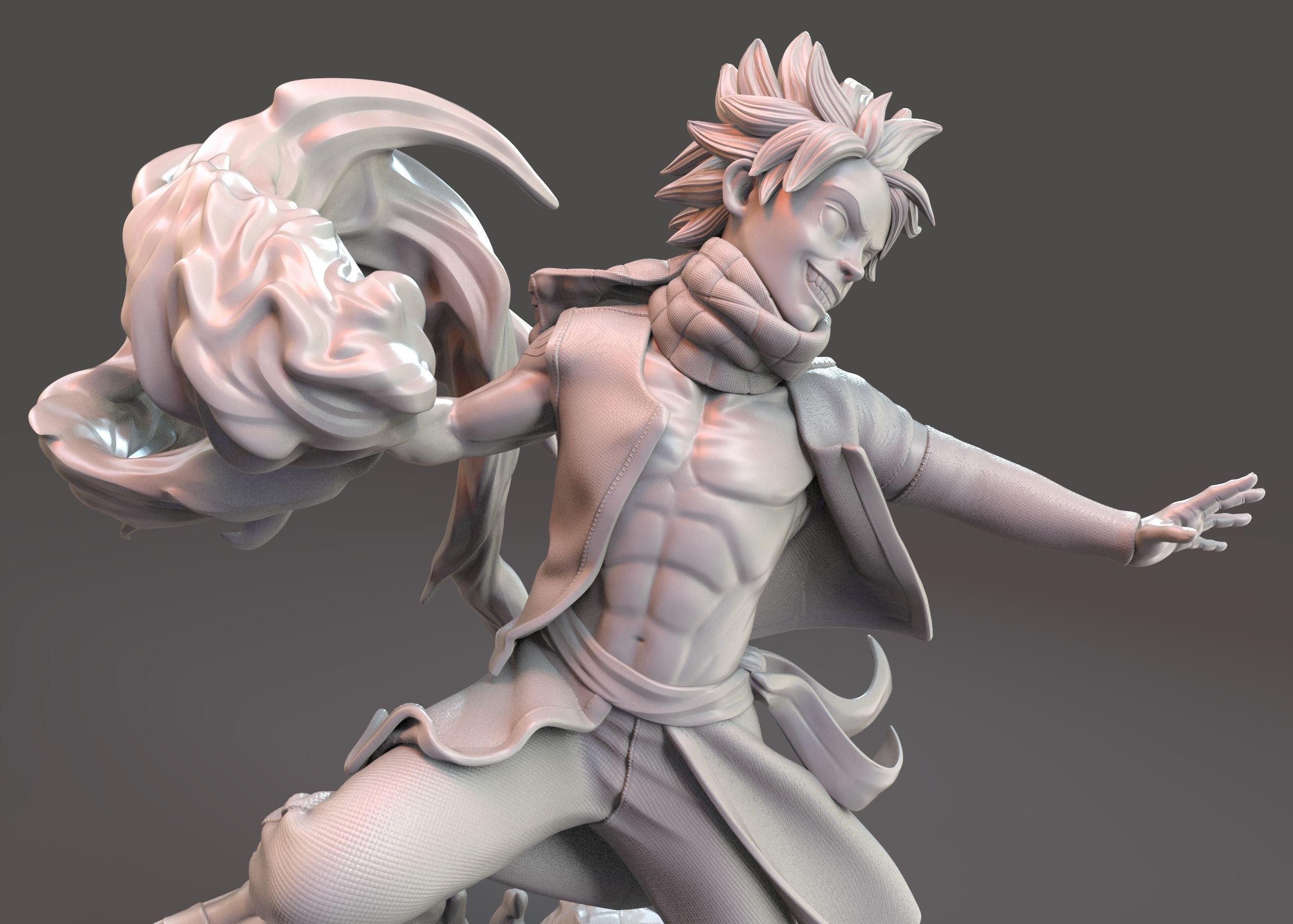 Natsu Dragneel 3D print model_2