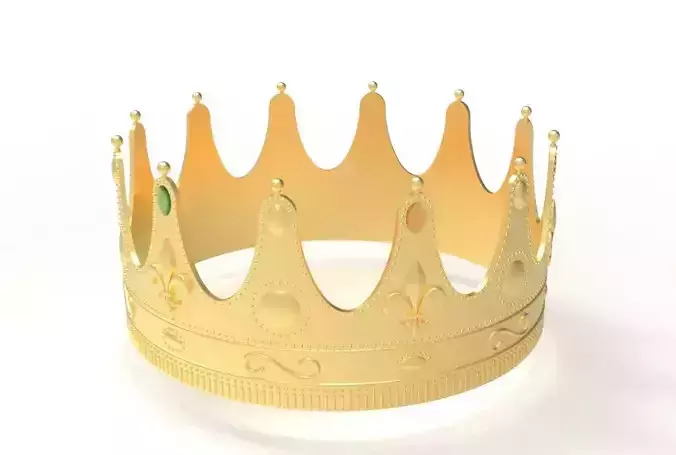 queen crown 3D print model