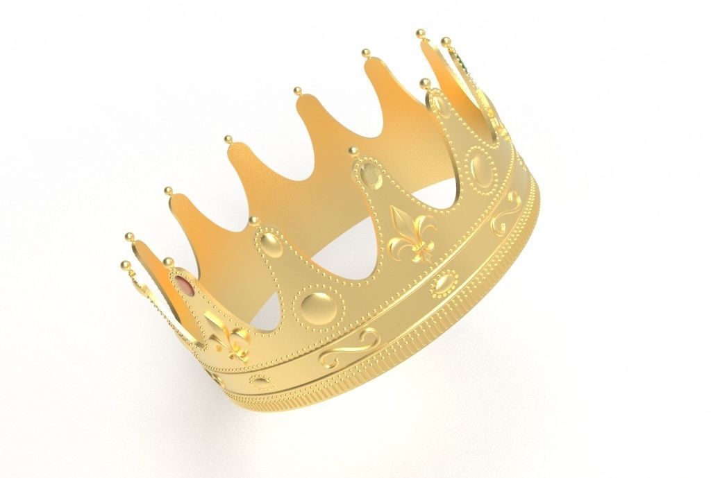 queen crown 3D print model_30