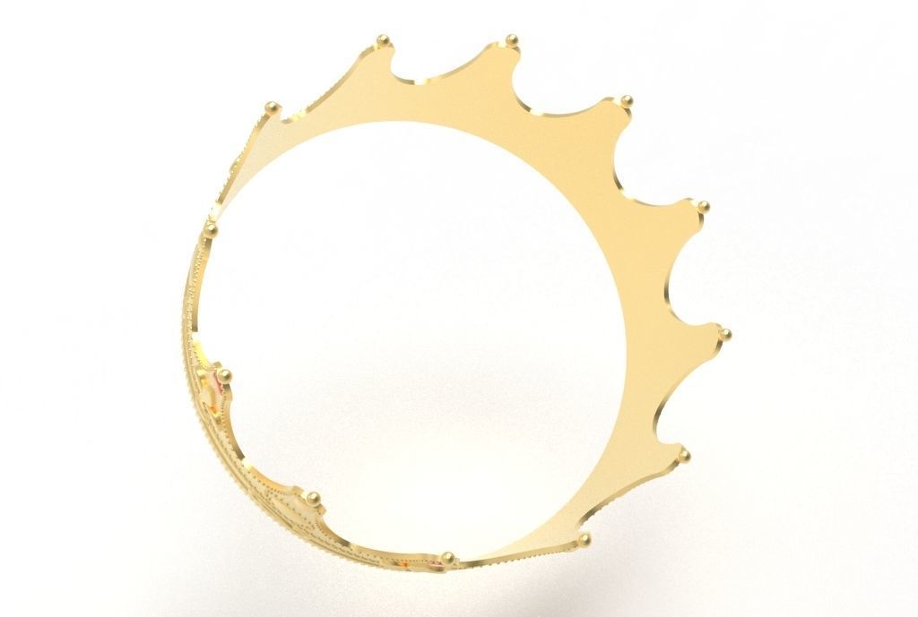 queen crown 3D print model_23