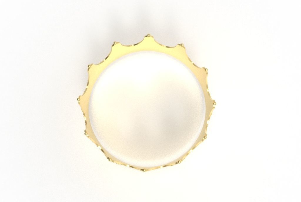 queen crown 3D print model_9