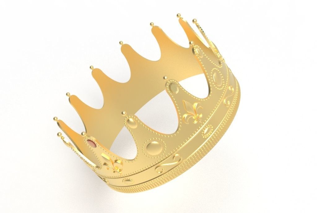 queen crown 3D print model_25