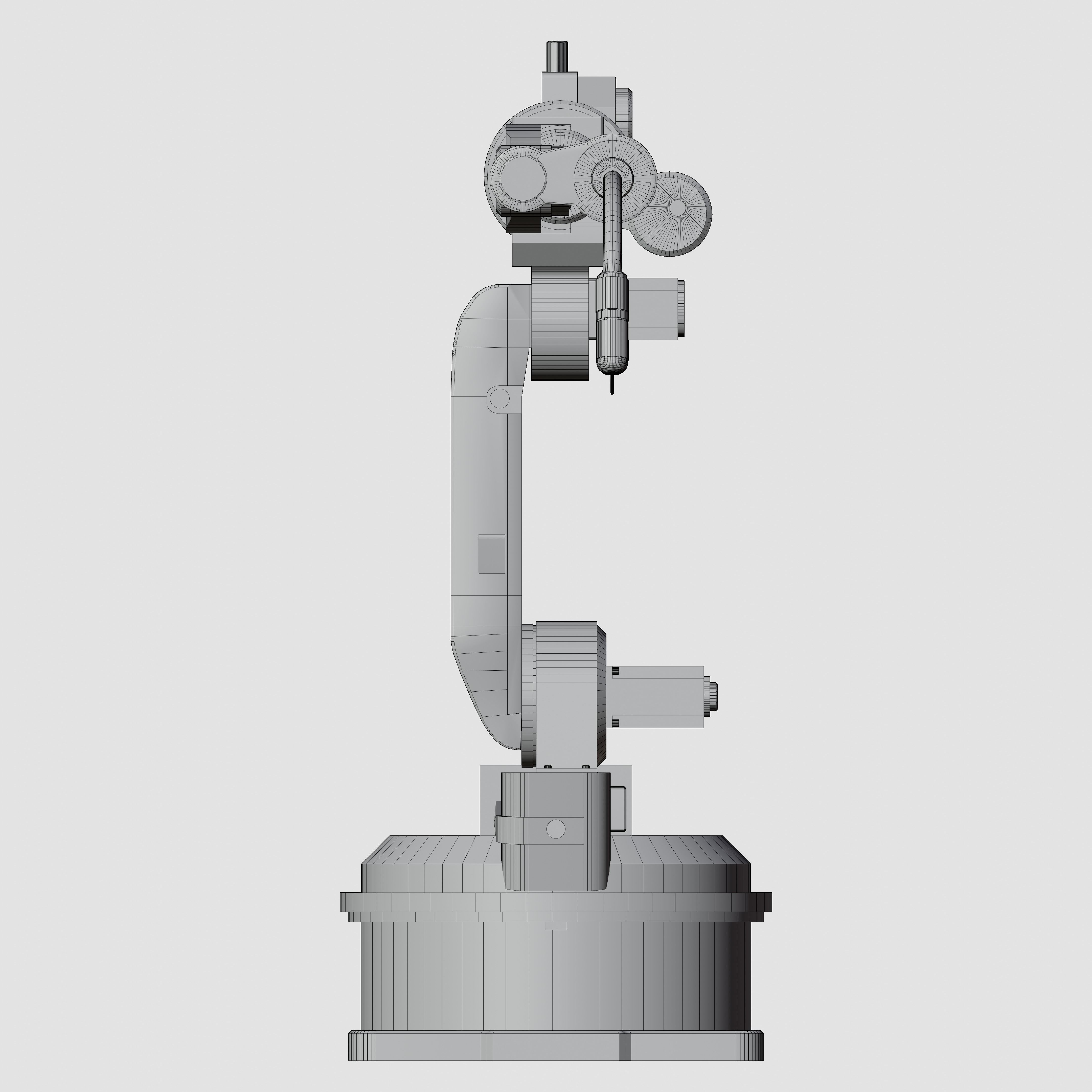 Industrial Robot Low-poly 3D model_5