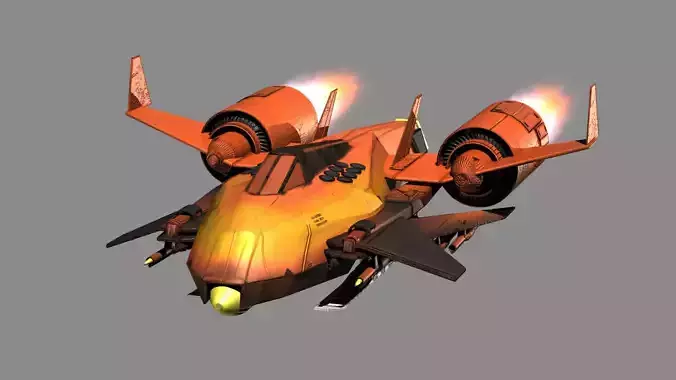 Attack Bomber 3D model