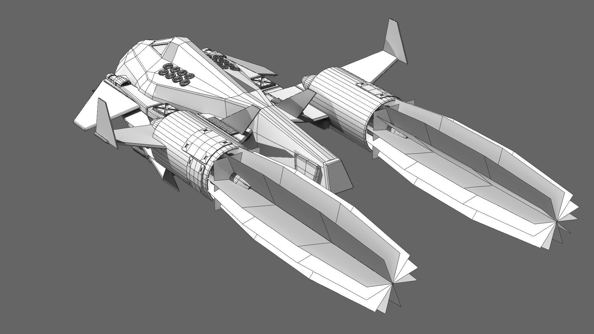 Attack Bomber 3D model_8