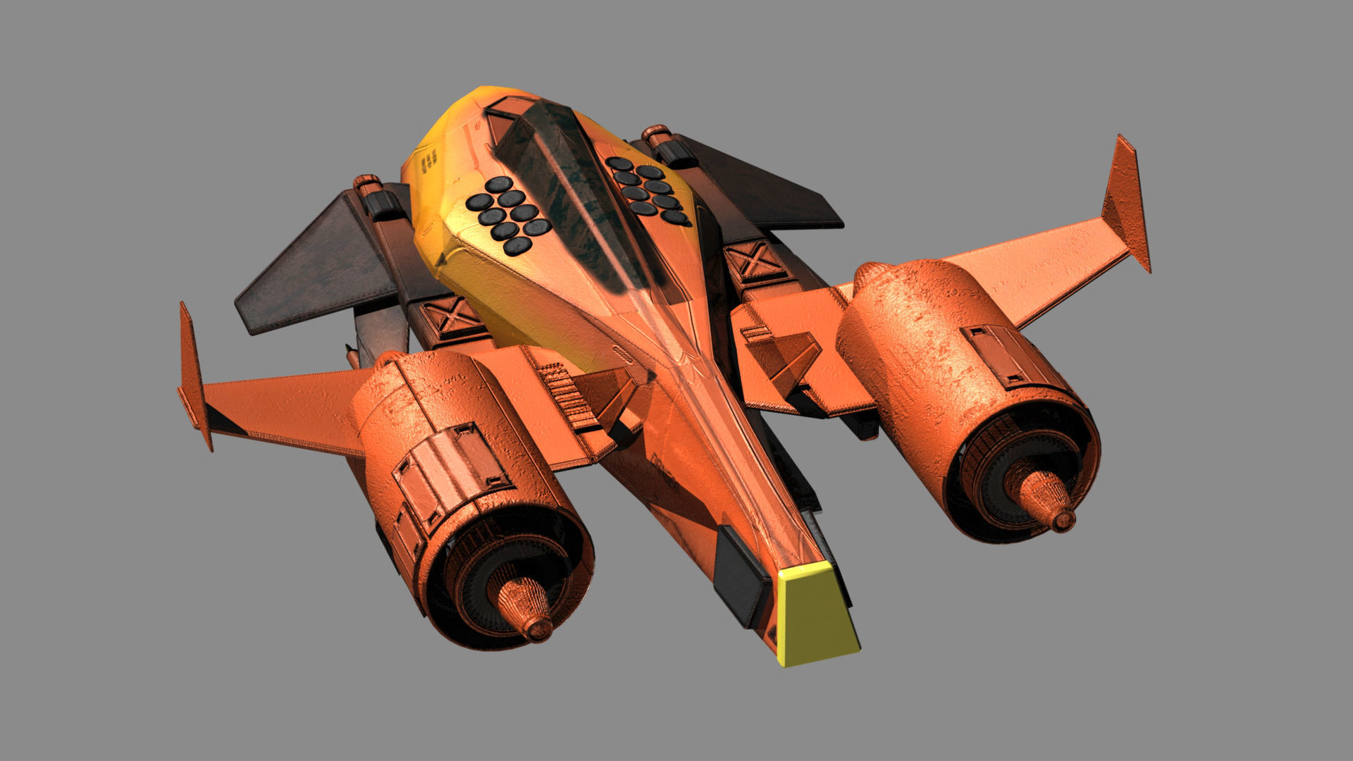 Attack Bomber 3D model_3