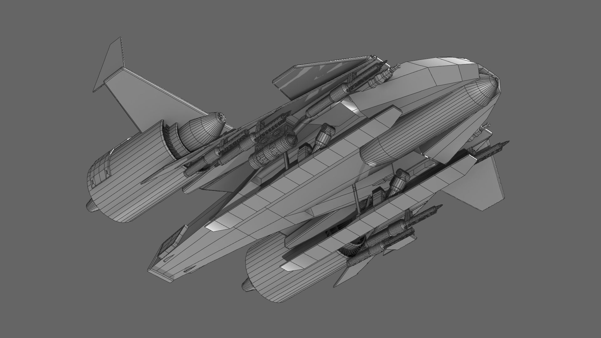 Attack Bomber 3D model_10