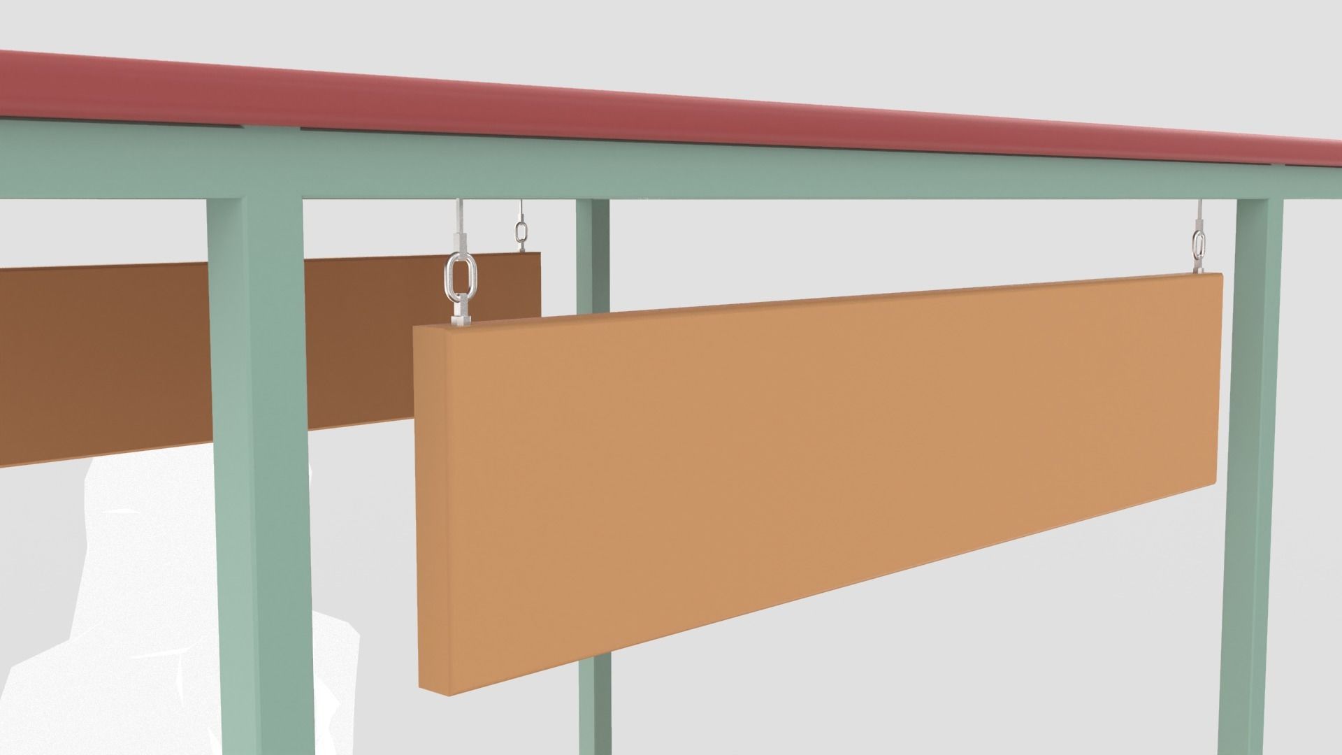 Wooden Push Cart 3D model_5