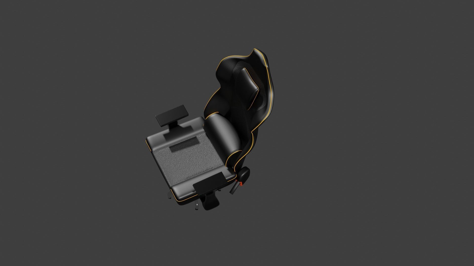 Gaming Chair 3D model_5