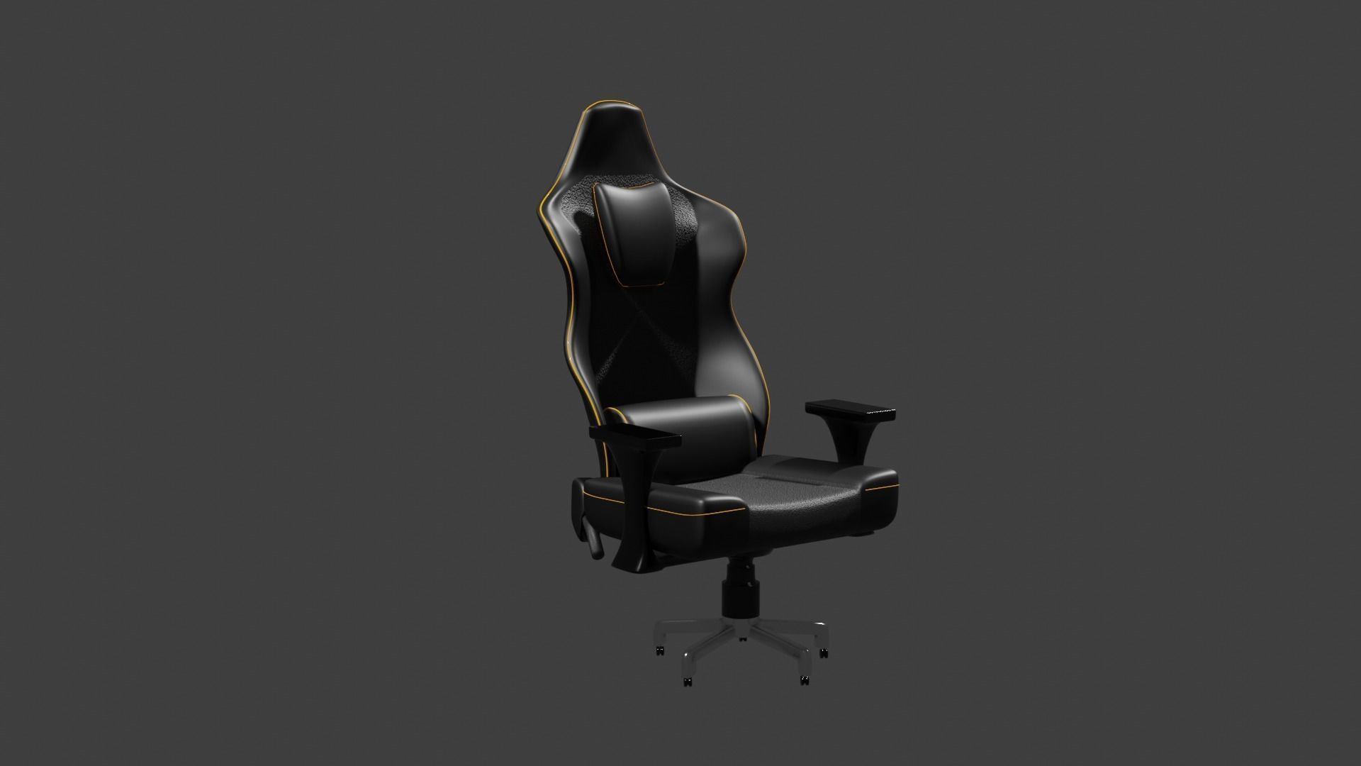 Gaming Chair 3D model_2