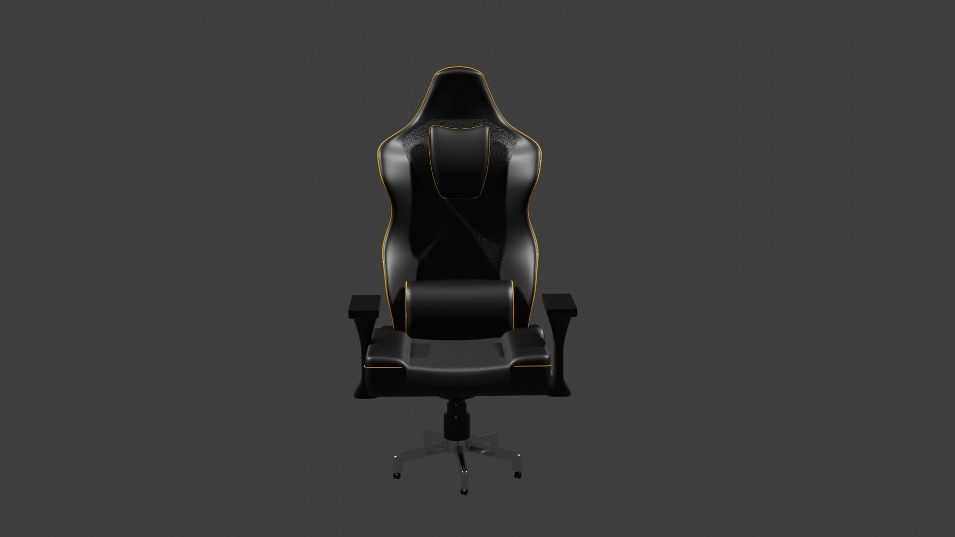 Gaming Chair 3D model_3