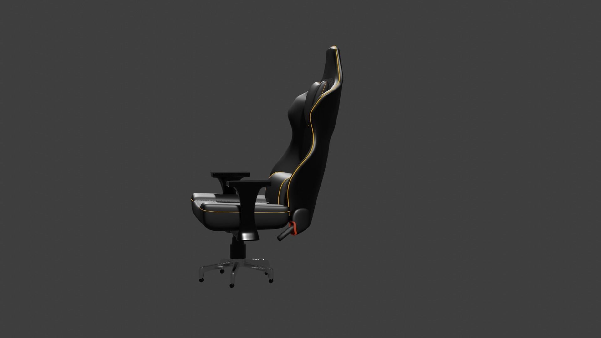 Gaming Chair 3D model_4