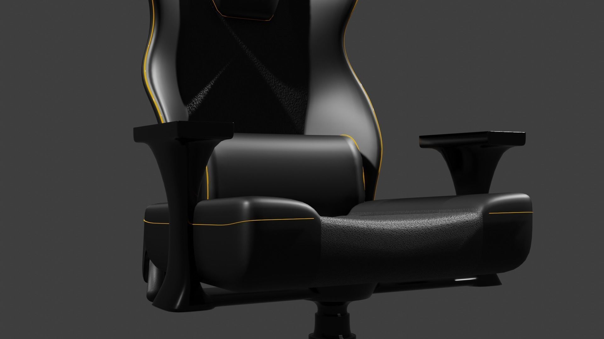 Gaming Chair 3D model_1
